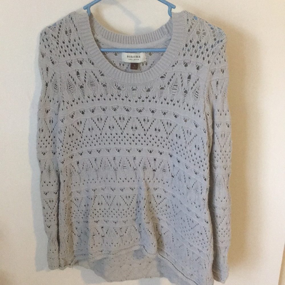 Light Gray Knit Sweater